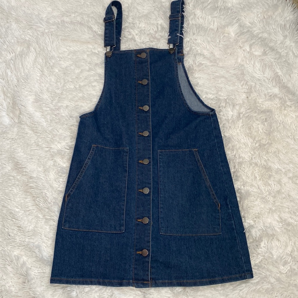 Kohl’s SO Jean Overall Dress, Juniors S